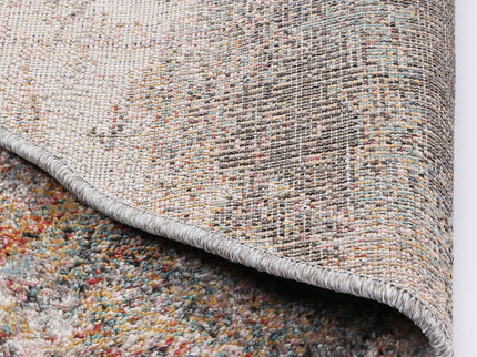 Salsa Aveza Abstract Soft Multi Round Rug