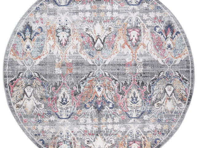 Salsa Lyndurst Transitional Muted Multi Round Rug