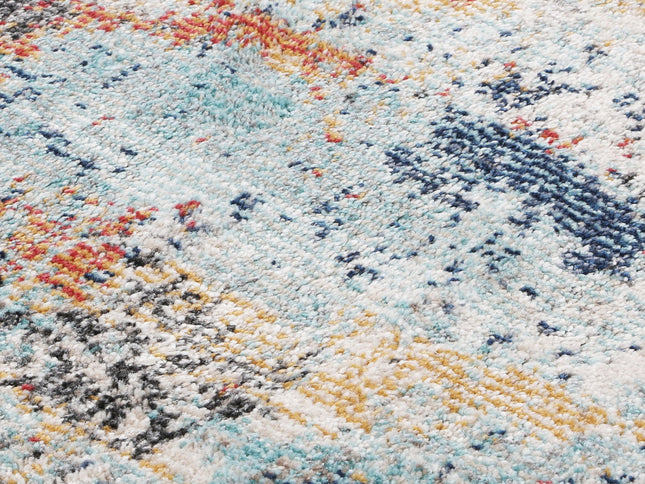 Salsa Aveza Abstract Multi Round Rug