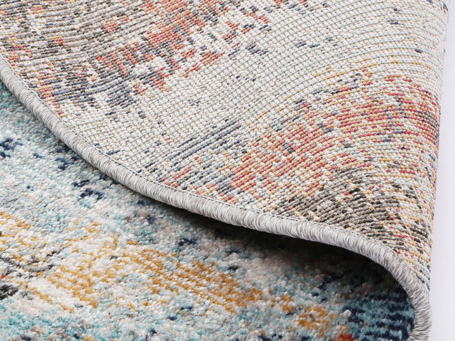 Salsa Aveza Abstract Multi Round Rug