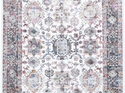 Santa Fe Camino Border Cream Rug