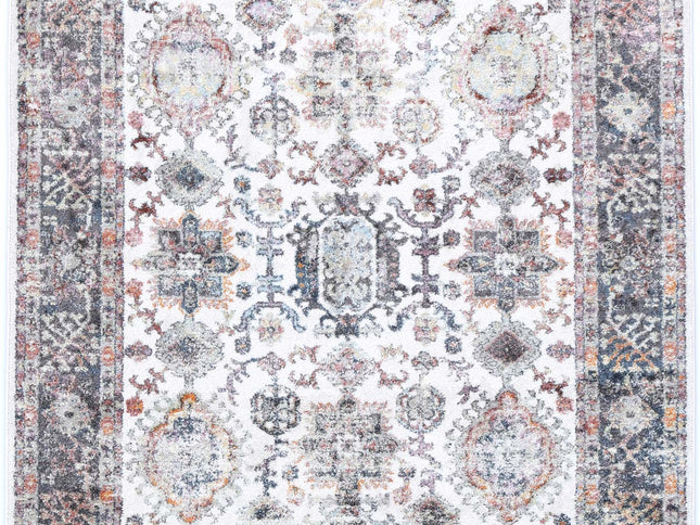 Santa Fe Camino Border Cream Rug