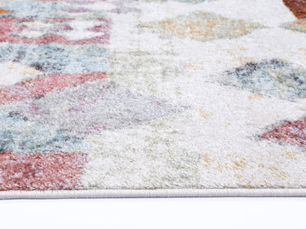 Santa Fe Mateo Tiled Multi Rug