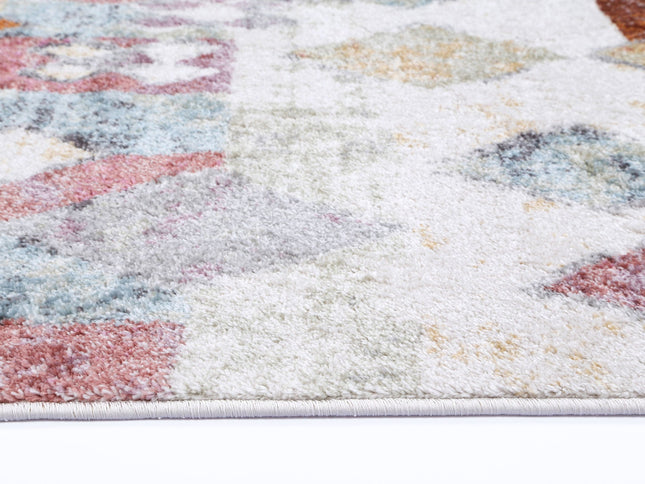 Santa Fe Mateo Tiled Multi Rug
