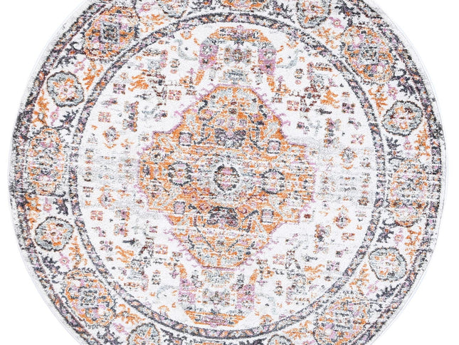 Santa Fe Medallion Rustic Round Rug