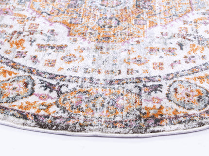 Santa Fe Medallion Rustic Round Rug