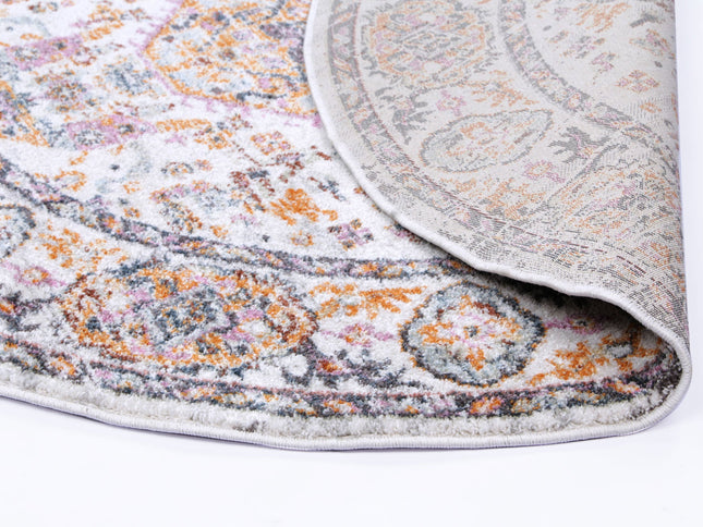 Santa Fe Medallion Rustic Round Rug