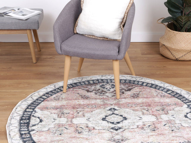 Santa Fe Galisteo Ombre Vintage Round Rug