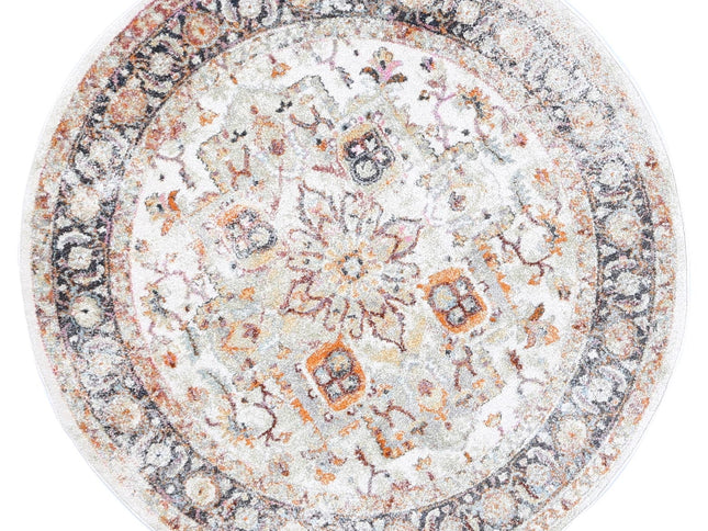 Santa Fe Morelia Vintage Cream Round Rug
