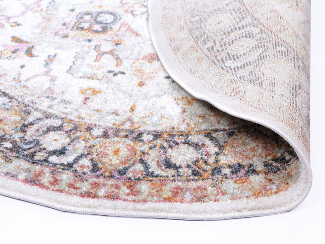 Santa Fe Morelia Vintage Cream Round Rug