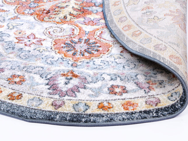 Santa Fe Morelia Vintage Multi Round Rug