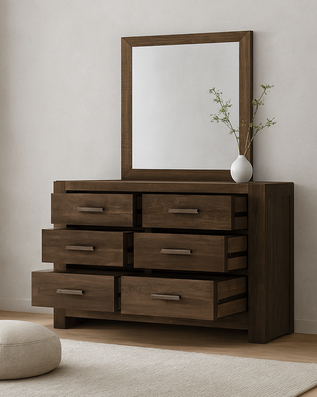 Sedona 5 Pce King Dresser Mirror Suite