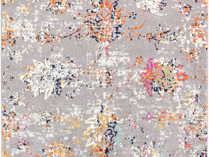 Sicily Catina Grey & Multi Contemporary Rug