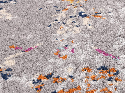 Sicily Catina Grey & Multi Contemporary Rug