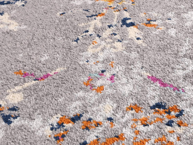 Sicily Catina Grey & Multi Contemporary Rug