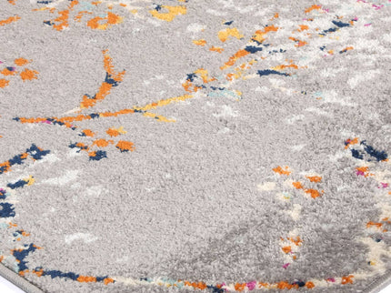 Sicily Catina Grey & Multi Contemporary Rug