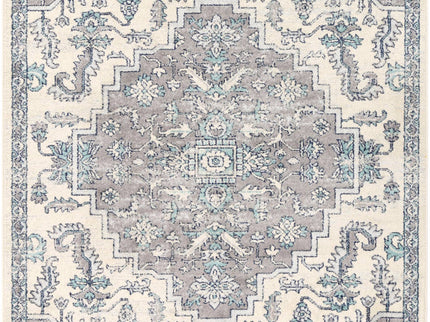 Sicily Avola Grey & Blue Transitional Rug