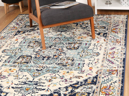 Sicily Patti Navy Traditional Rug