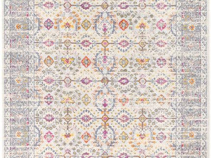 Sicily Ferla Grey & Multi Transitional Rug