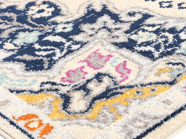 Sicily Acate Ivory & Multi Transitional Rug