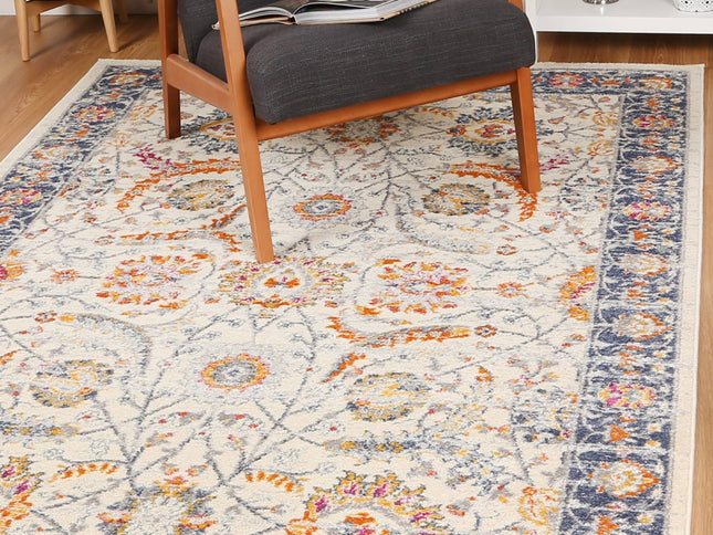 Sicily Mortilli Blue & Yellow Transitional Rug