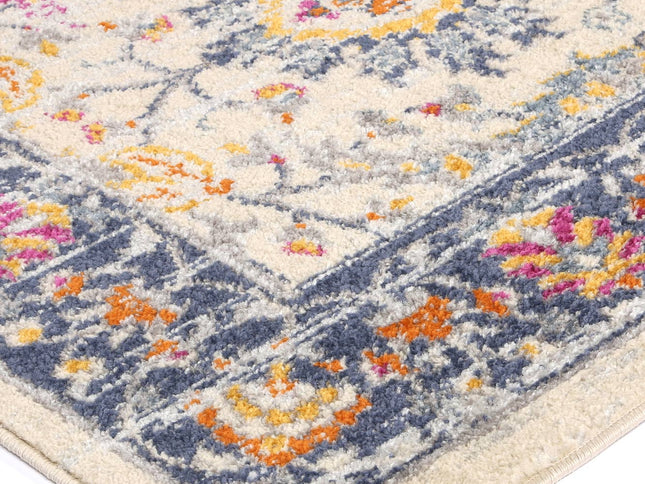 Sicily Mortilli Blue & Yellow Transitional Rug