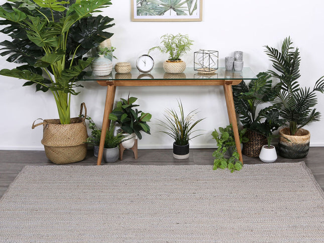 Organica Forest Silver Jute Rug