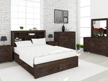 Sedona 5 Pce King Dresser Mirror Suite