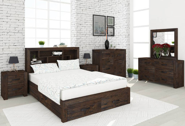 Sedona 5 Pce Queen Dresser Mirror Suite