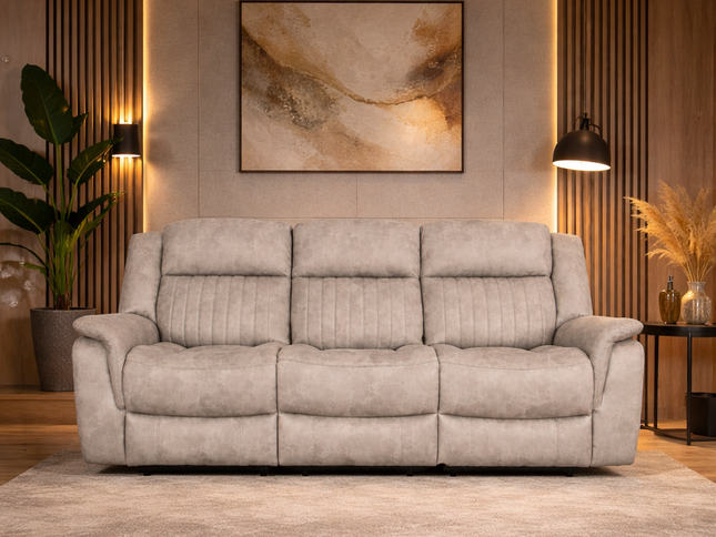 Selby 3 Seater Electric Recliner - Grey