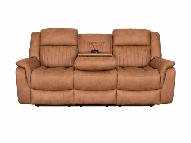 Selby 3 Seater Electric Recliner - Tan