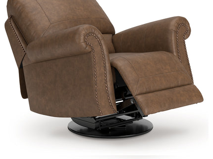Shadsburne Swivel Rocker Recliner - Earth Fabric