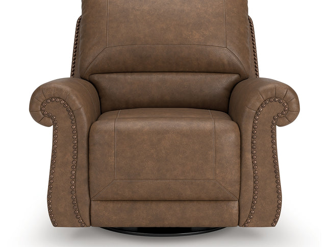 Shadsburne Swivel Rocker Recliner - Earth Fabric