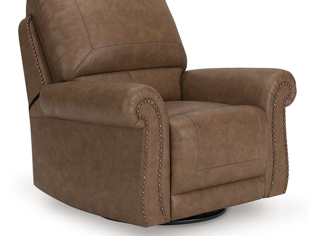 Shadsburne Swivel Rocker Recliner - Earth Fabric