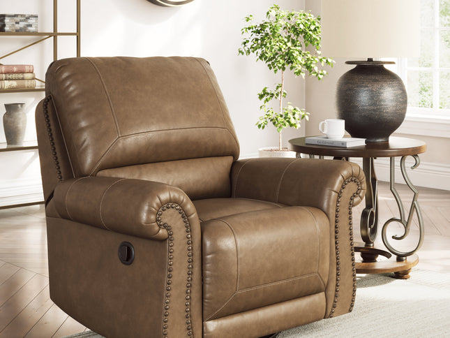 Shadsburne Swivel Rocker Recliner - Earth Fabric