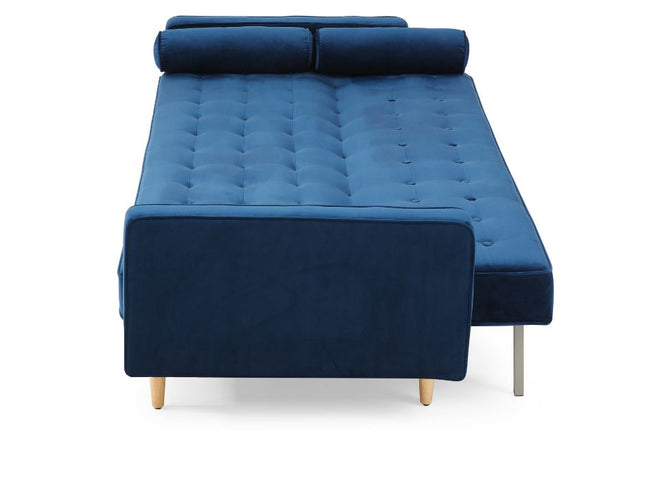 Sofia 3 Seater Sofa Bed - Blue Velvet