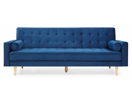 Sofia 3 Seater Sofa Bed - Blue Velvet