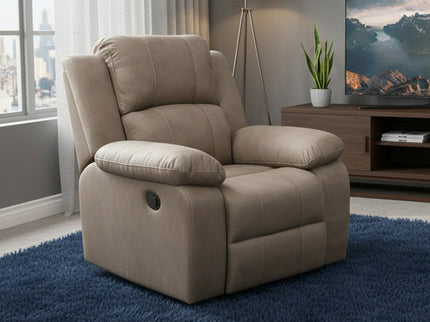 Sterling 1 Seater Manual Recliner - Mocha