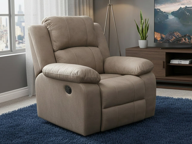 Sterling 1 Seater Manual Recliner - Mocha
