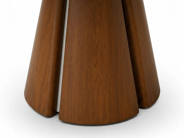 Valentino Round Extendable Dining Table with Micro Crystal Stone