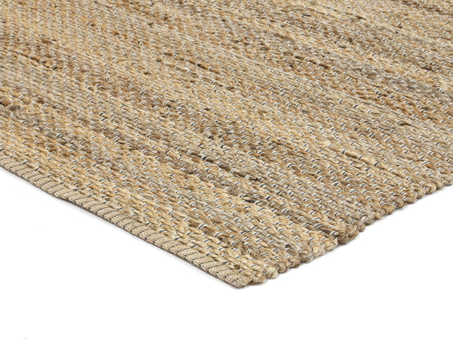 Taj Grey Natural Basket Weave Jute Rug