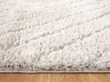 Tender Modern Beige Shag Rug
