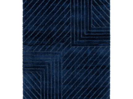 Tender Modern Navy Shag Rug