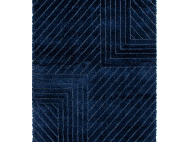 Tender Modern Navy Shag Rug