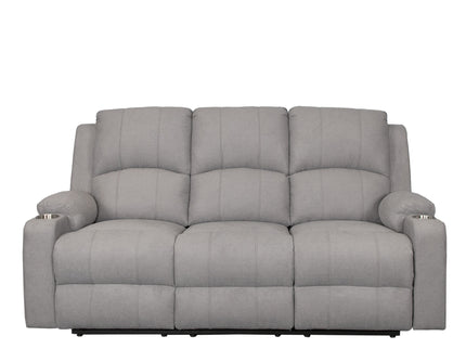 Titan 3 Seater Manual Recliner - Fifty Shades