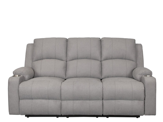 Titan 3 Seater Manual Recliner - Fifty Shades