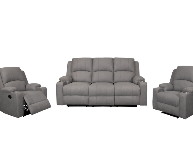 Titan 3+1+1 Manual Recliner - Fifty Shades