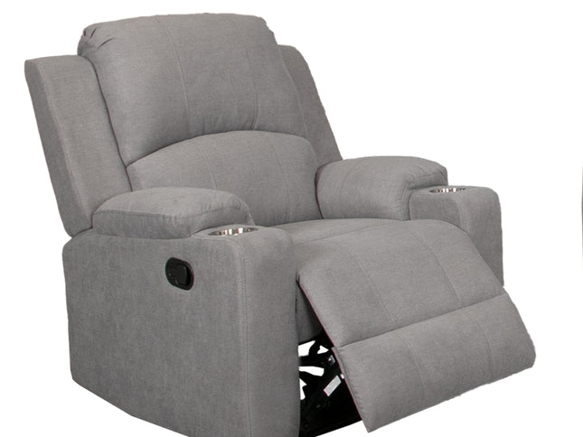 Titan 1 Seater Manual Reacliner - Fifty Shades