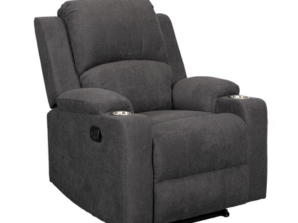 Titan 1 Seater Manual Reacliner - Licorice