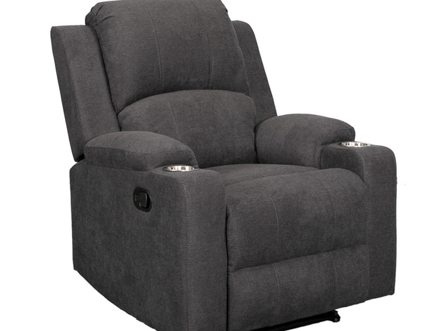Titan 1 Seater Manual Reacliner - Licorice